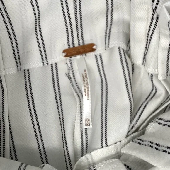 Free People Trousers Sz 0 High Waist Belted - Picture 6 of 7